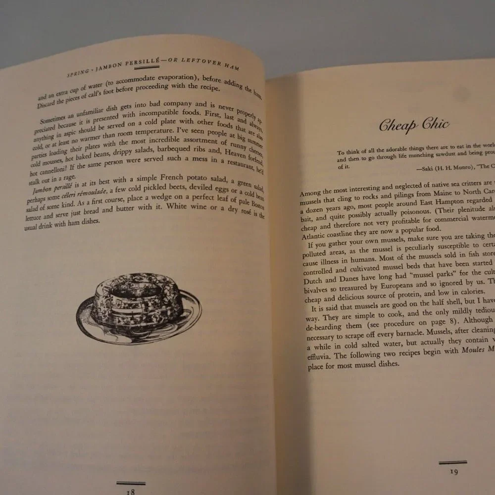 Country Food A Seasonal Journal By Miriam Ungerer Hardcover 1983 First Edition